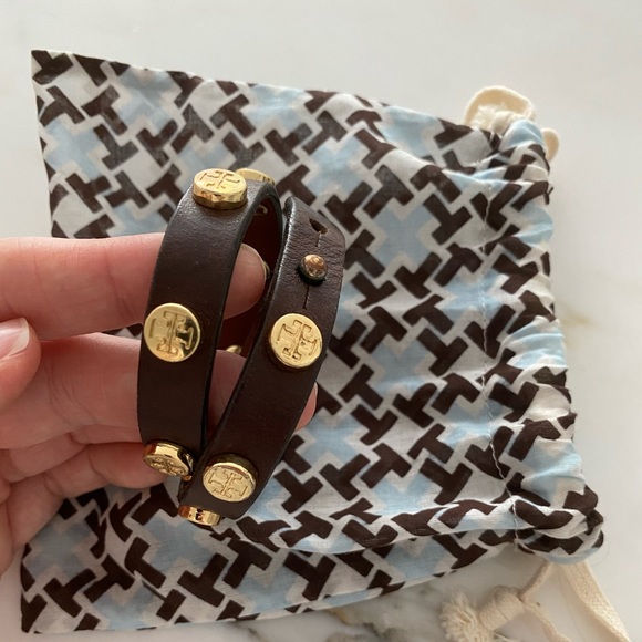 TORY BURCH wrap leather bracelet - Picture 4 of 8